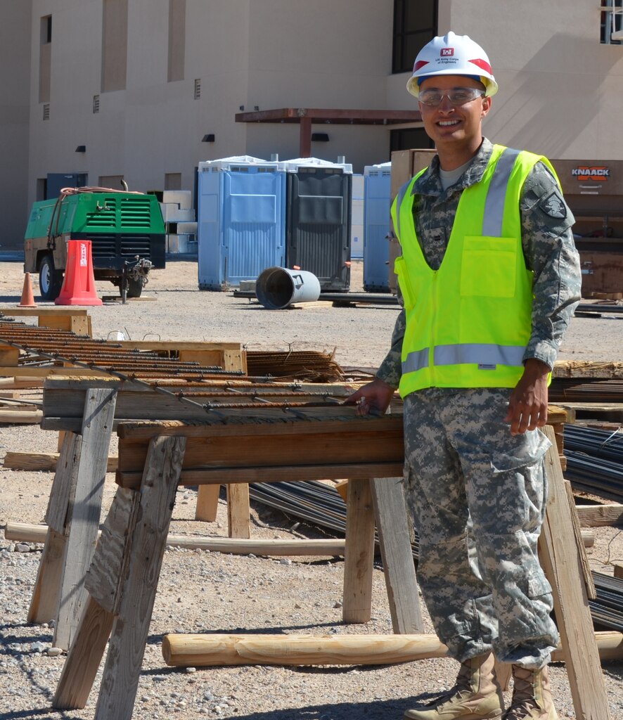KIRTLAND AIR FORCE BASE, N.M. -- Hunter Firebaugh, a visiting cadet from West Point, visits the Air Force Sustainment Center project on base, July 11, 2014.