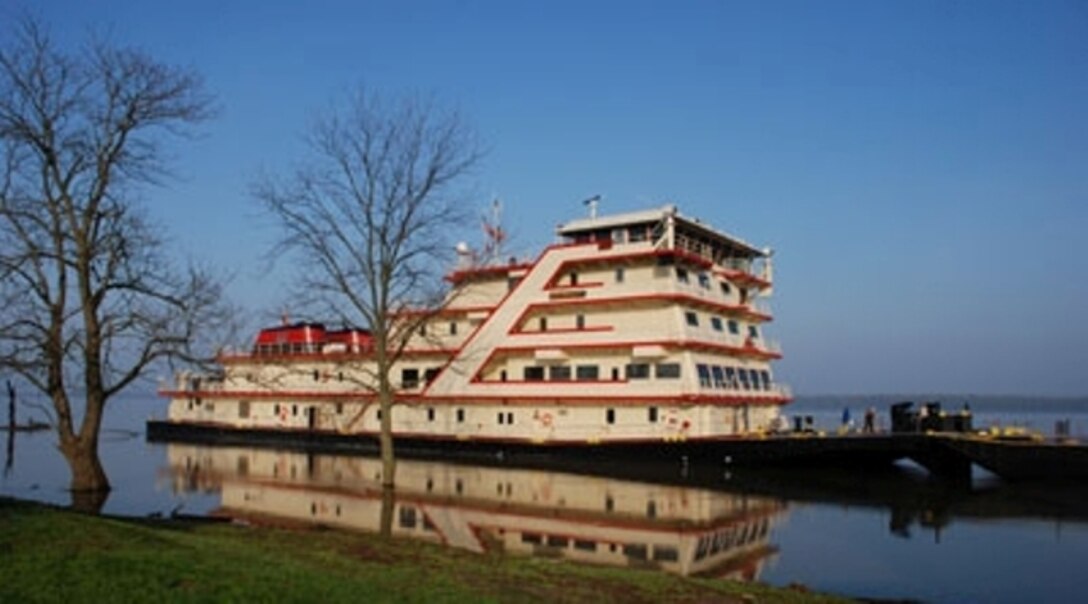 The Motor Vessel MIssissippi, the largest diesel towboat operating on the Mississippi River.