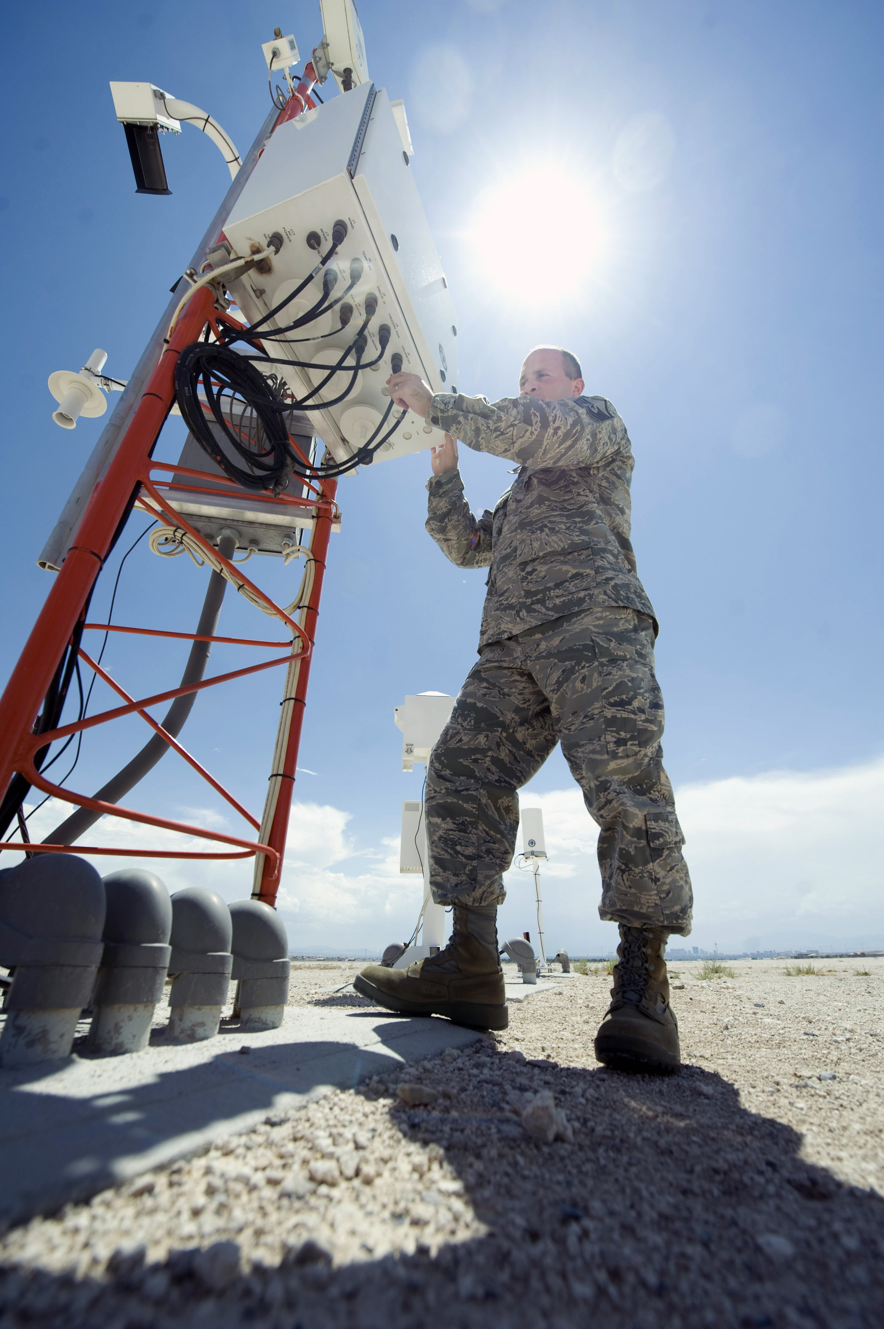 Weathering the weather > Nellis Air Force Base > News