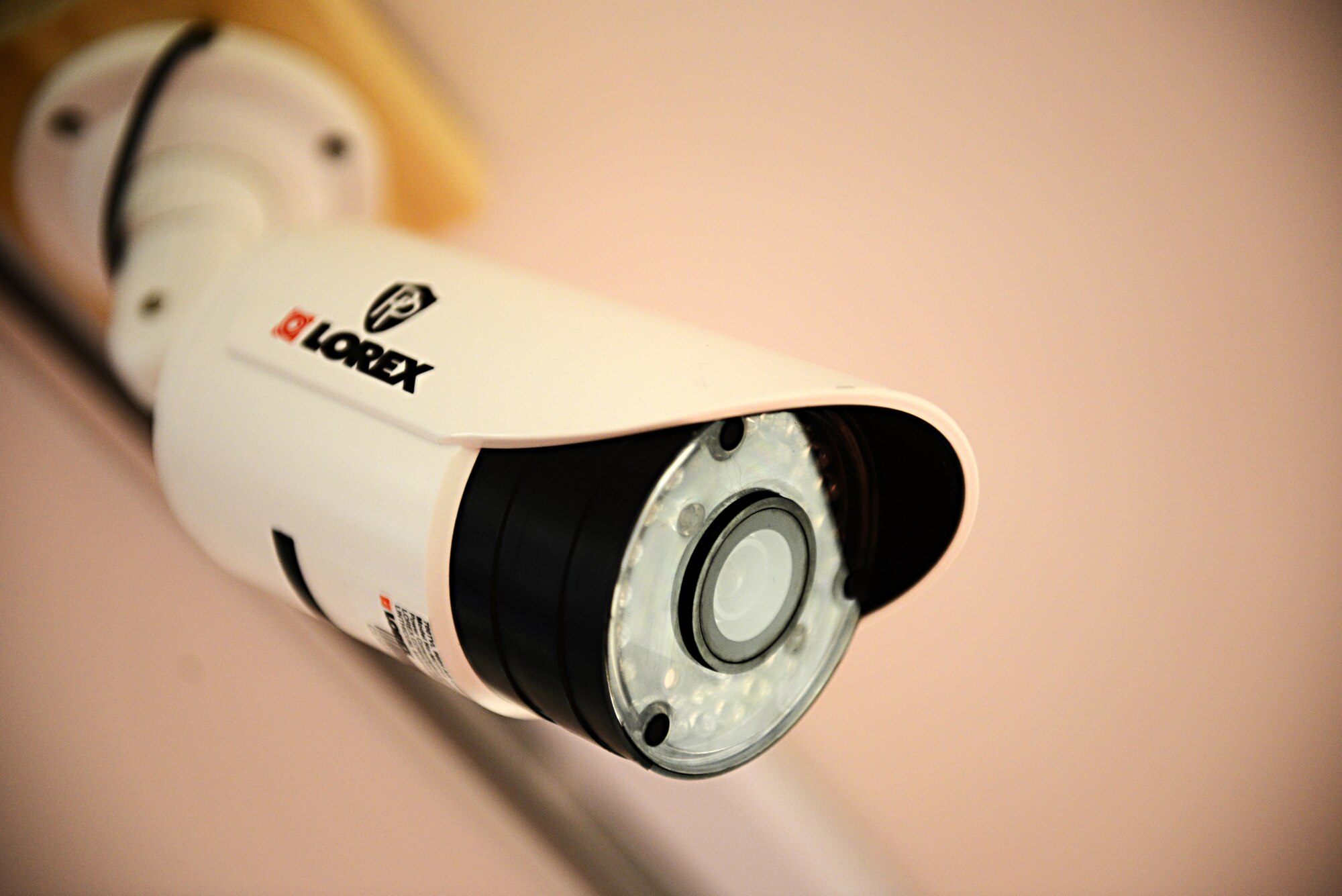 Cameras in the James Gym physical training assessment room on Scott Air Force Base, Ill., are capable of recording up to three testers at one time. (U.S. Air Force photo/ Senior Airman Jake Eckhardt)