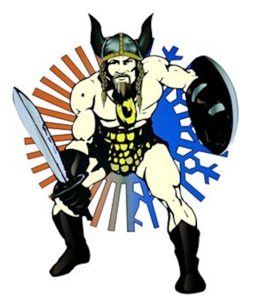 Sven the Warrior of the North reformatted using Adobe Photo Shop CS4 for higher resolution. (U.S. Air Force graphic reformatted by Staff Sgt. Luis Loza Gutierrez)