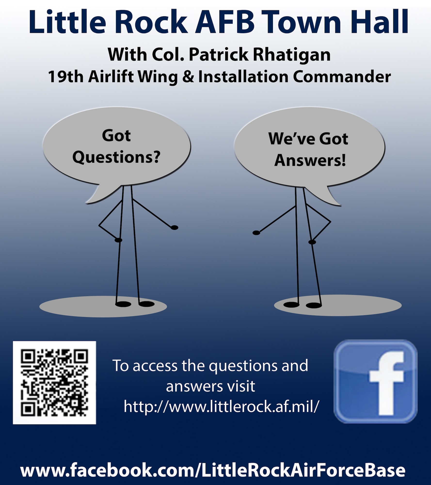 Team Little Rock conducted its third Town Hall, which focused on construction and infrastructure concerns. (U.S. Air Force Graphic)