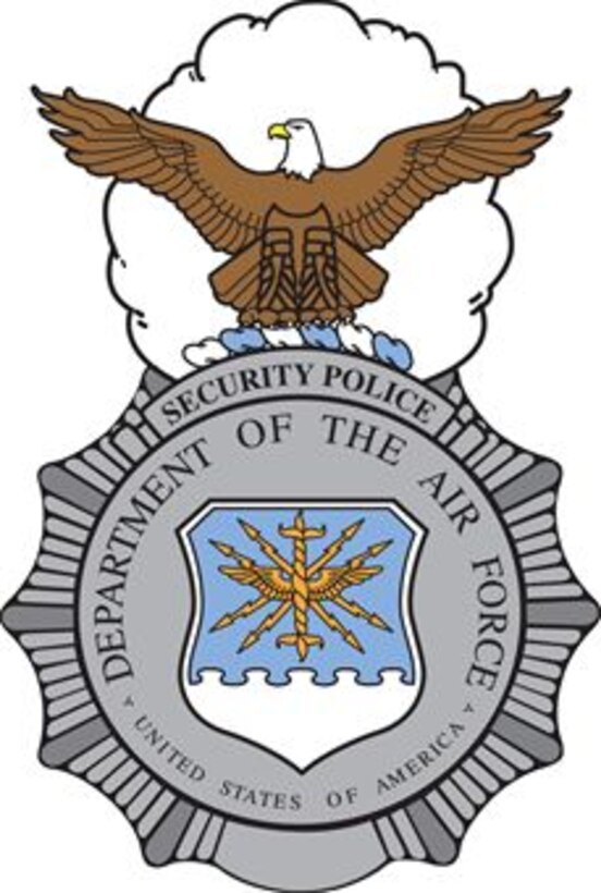 Security Forces stylized Badge (color), U.S. Air Force graphic 