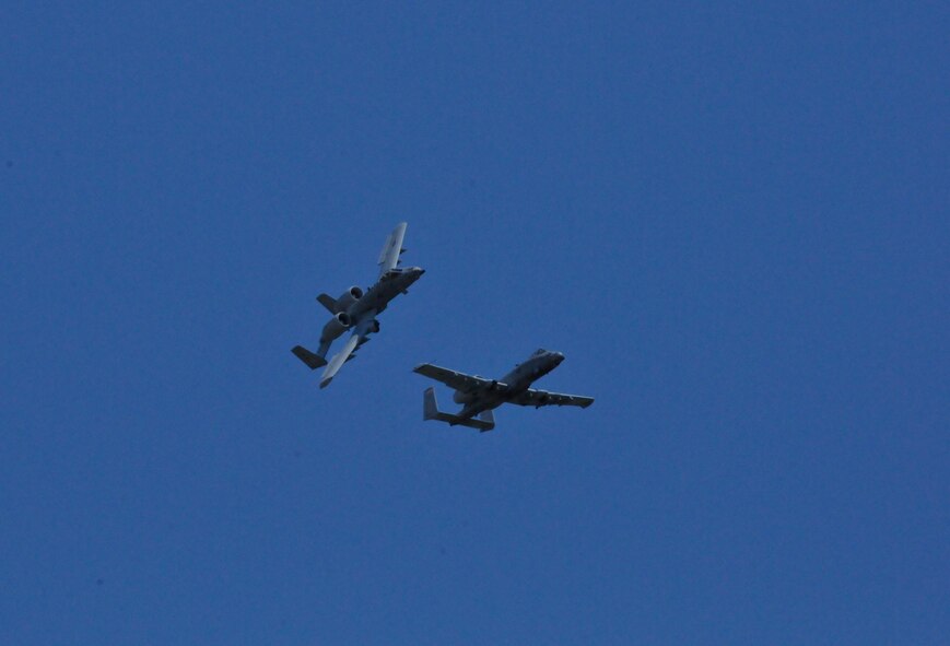 Col. Brian T. Burger, 188th Operations Group commander, conducted his ceremonial fini (final) training flight in the A-10C Thunderbolt II “Warthog” (Tail No. 646) May 15, 2014, at Ebbing Air National Guard Base, Fort Smith, Arkansas. Burger has flown the Warthog longer than any 188th pilot. The last two A-10s depart Fort Smith June 7, 2014, as the 188th transitions from a fighter mission to an intelligence, reconnaissance and surveillance/remotely piloted aircraft mission. (U.S. Air National Guard photo by Tech Sgt. Josh Lewis/Released)