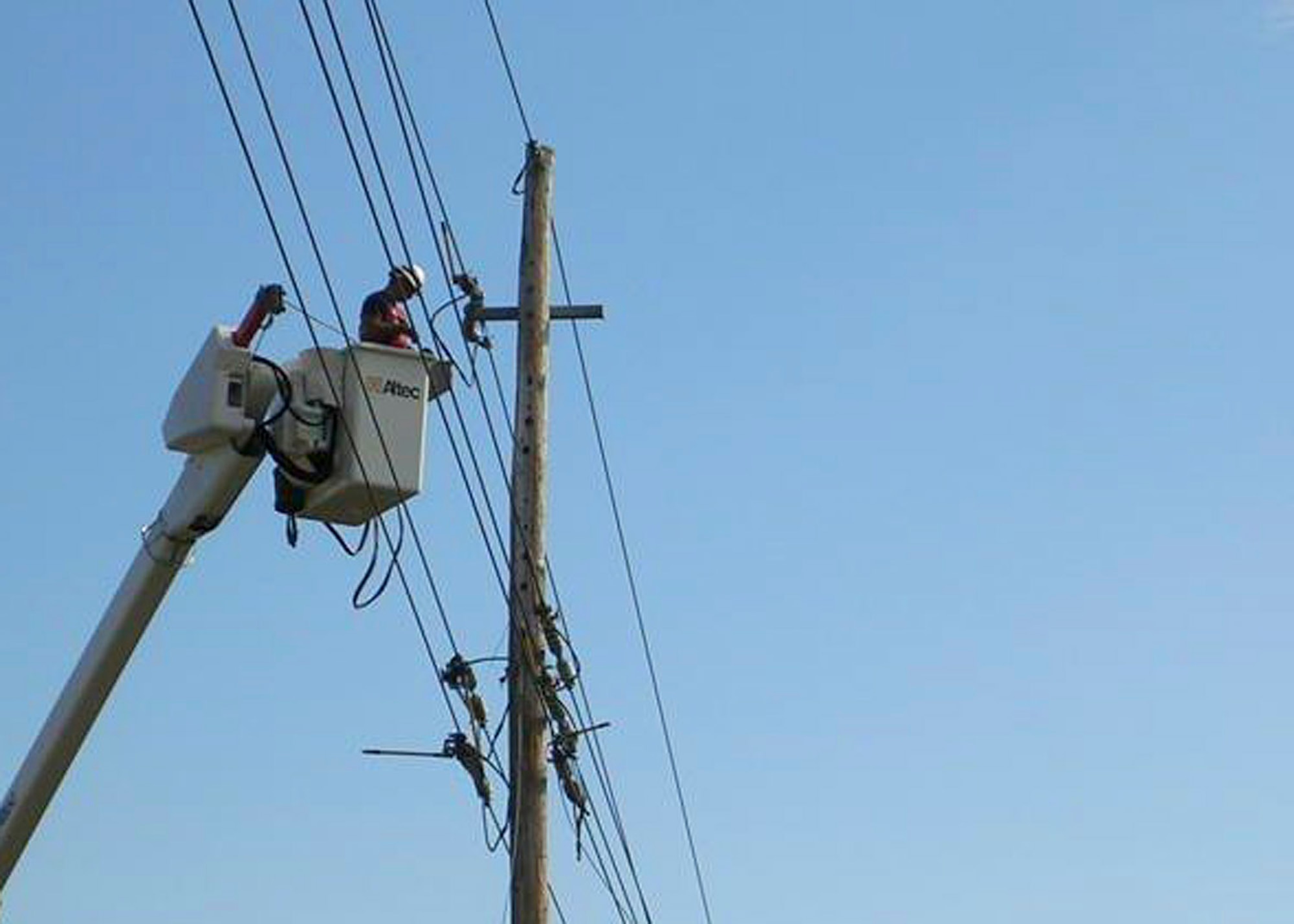 The 796th Civil Engineer Squadron electricians are responsible for more than 1,400 miles of power lines and maintaining power for Eglin Air Force Base, three airfields and the entire range complex. (Courtesy photo)