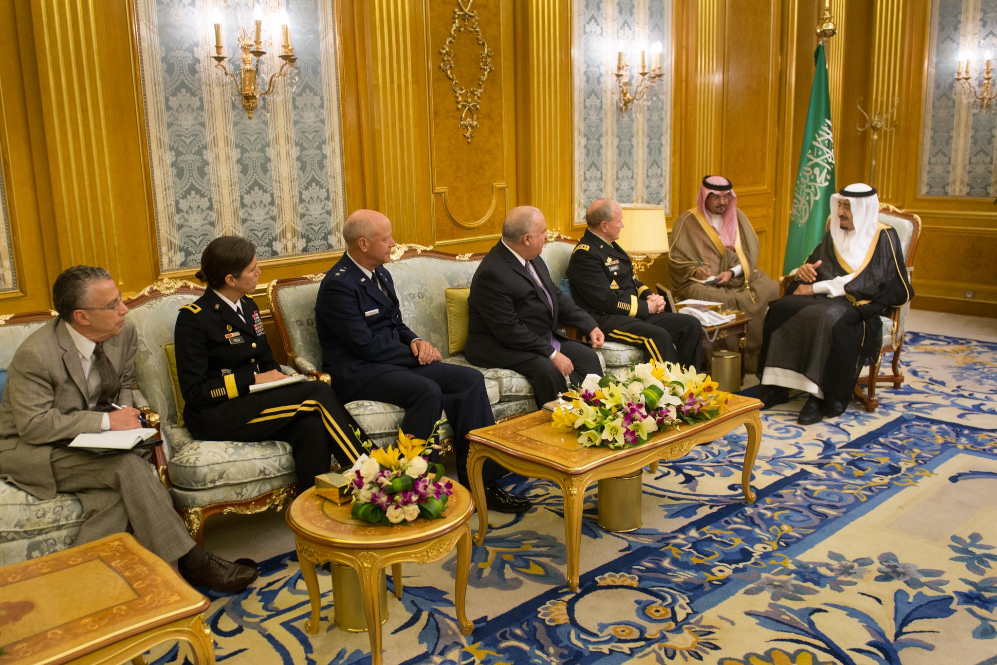 Saudi Crown Prince Salman Bin Abdulaziz Al Saud Who Also Serves As First Deputy Prime Minister