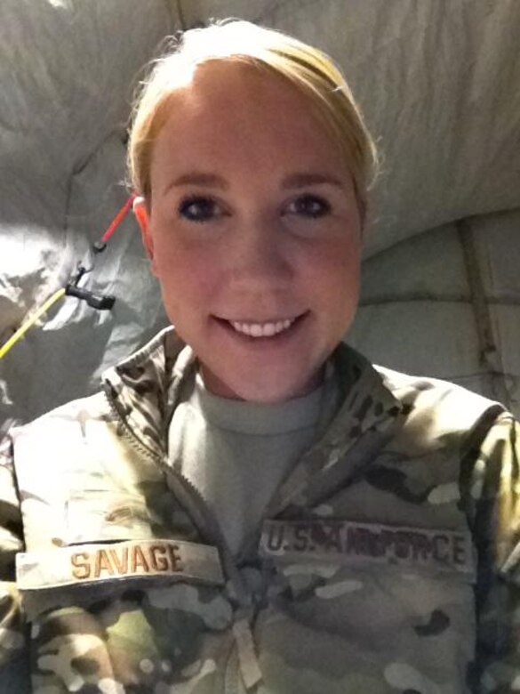 Senior Airman Taylor Renfro, 628th Medical Group, is seen here while on deployment in Southwest Asia in 2013. Renfro received the Purple Heart, the Army Combat Action medal and the Air Force Action medal for her service in Afghanistan. She recently received the Angels of the Battlefield award during the 8th Annual Angels of the Battlefield Gala, March 26, 2014, at the Four Seasons Hotel in Washington, D.C., for providing life-saving treatment and demonstrating extraordinary courage during her career as an Air Force medic. (Courtesy Photo)