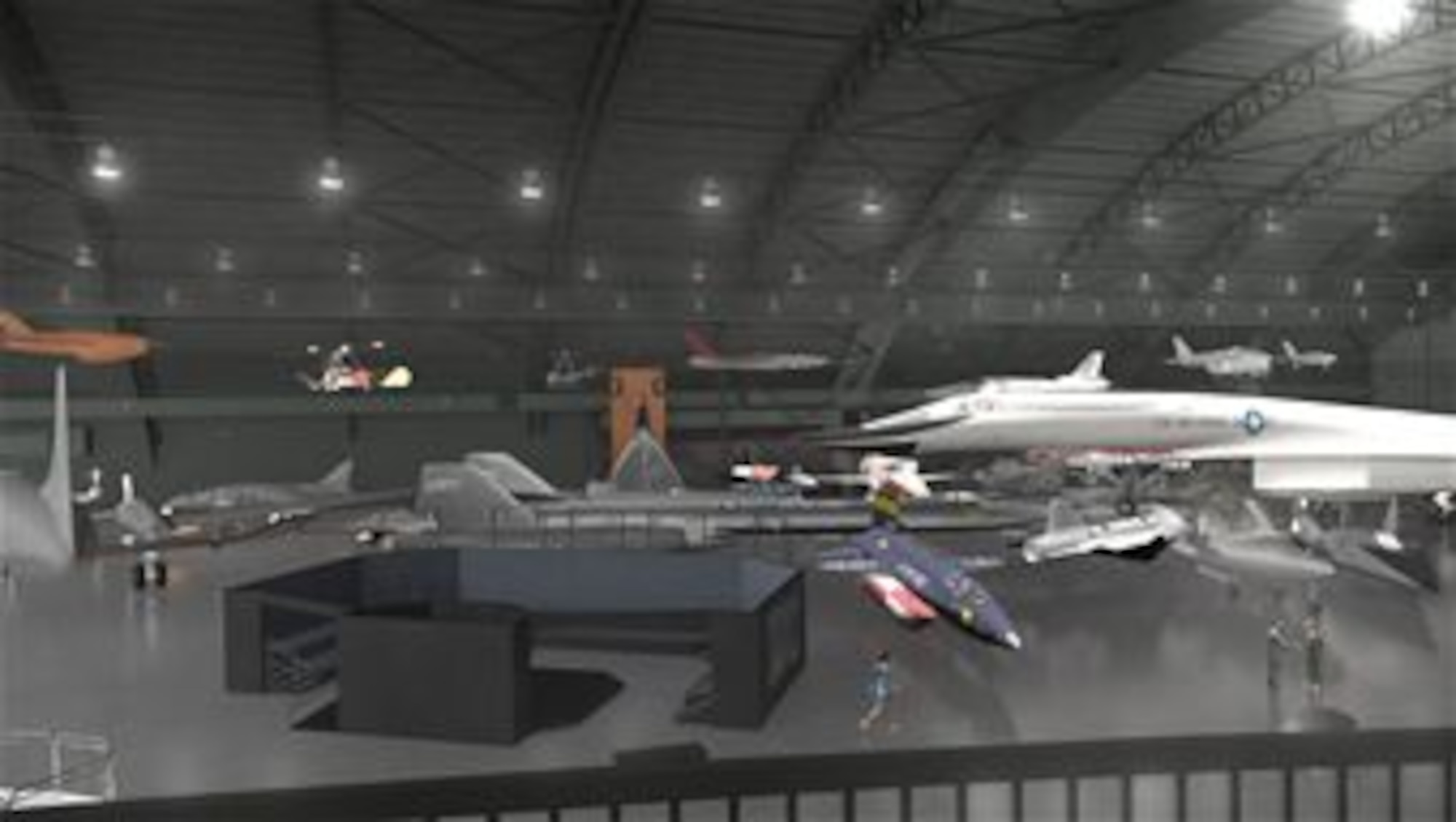 Artist rendering of the interior of the National Museum of the U.S. Air Force's fourth building. (Updated May 2014. Subject to change.) (Graphic courtesy of BRPH Companies Inc.)