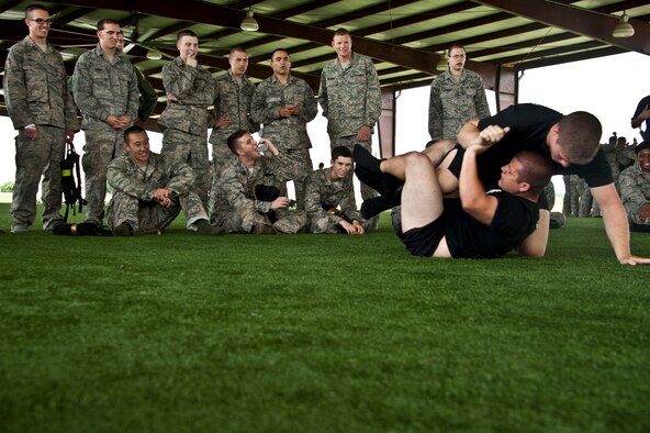 Rotc Cadets Learn Combatives Maxwell Air Force Base Display 7444