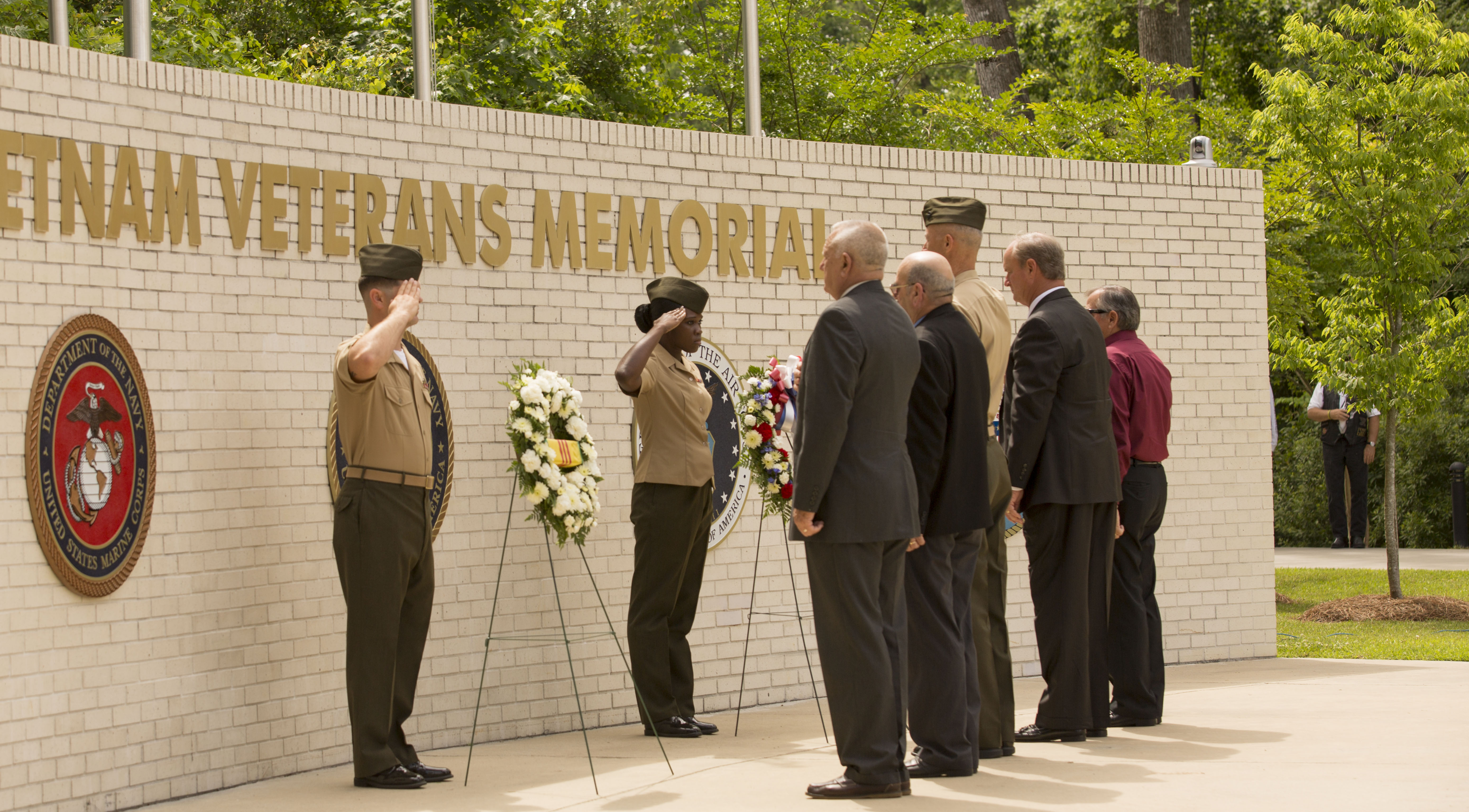 A place to reflect: Vietnam veterans honored in memorial rededication ...