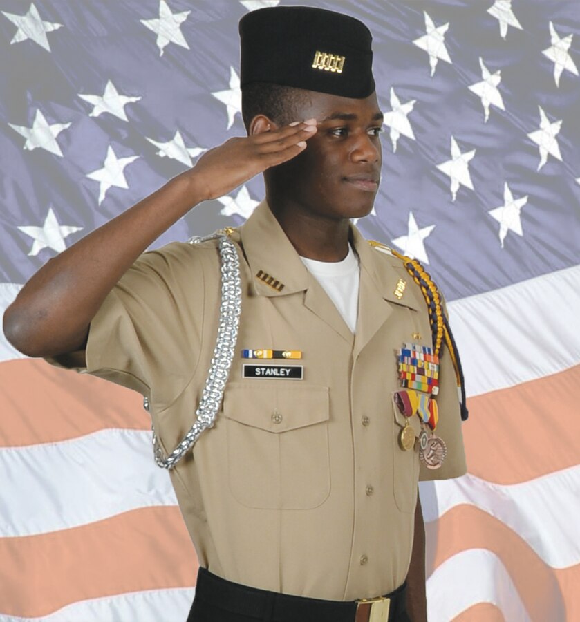 Jawaun Z. Stanley, a Navy Junior Reserve Officers Training Corps cadet at Lee County High School, Leesburg, Georgia, recently received an invitation to the U.S. Naval Academy summer seminar in Annapolis, Maryland.