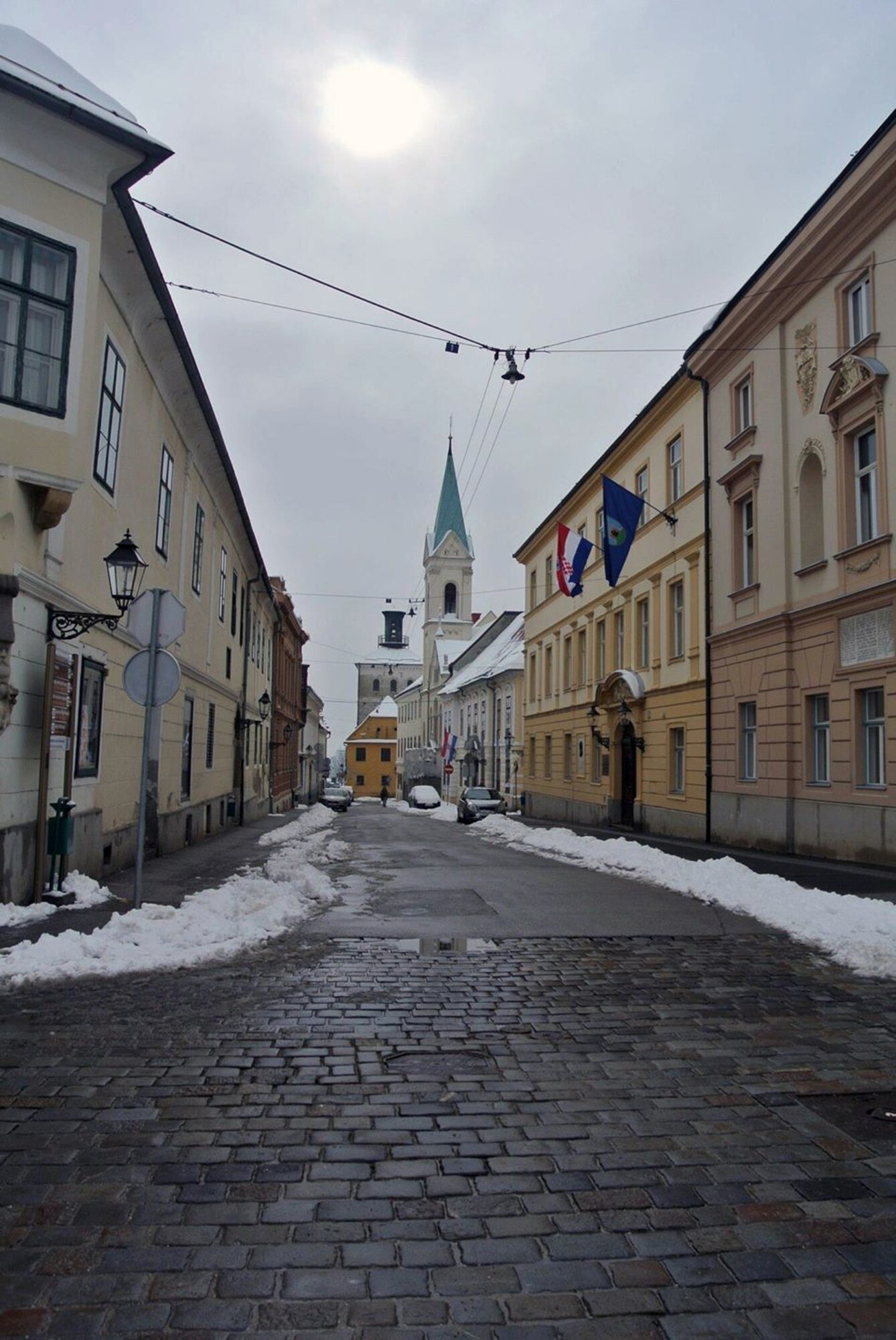 With almost a million visitors annually, the city has blossomed into a tourist mecca, which hosts a diverse variety of tourist attractions. During a visit, tourist can make their way through Jelačić Square, Dolac Market and Ban Jelačić Square. Some famous Zagreb sites include the Grounded Sun and Kamenita vrata. (U.S. Air Force photo/Senior Airman Michael Battles)