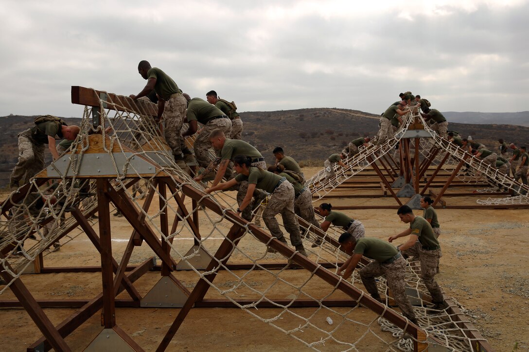 Marines and sailors competed in the Commanding General's Cup Mud Run at Lake O'Neill June 6. The run is a 10K with militaristic obstacles including a rope net, wall climb and low crawling through a mud pit. 

The Commanding General's Cup is a series of athletic events for units on base to compete in. 1st Combat Engineer Battalion were the winners of the run.