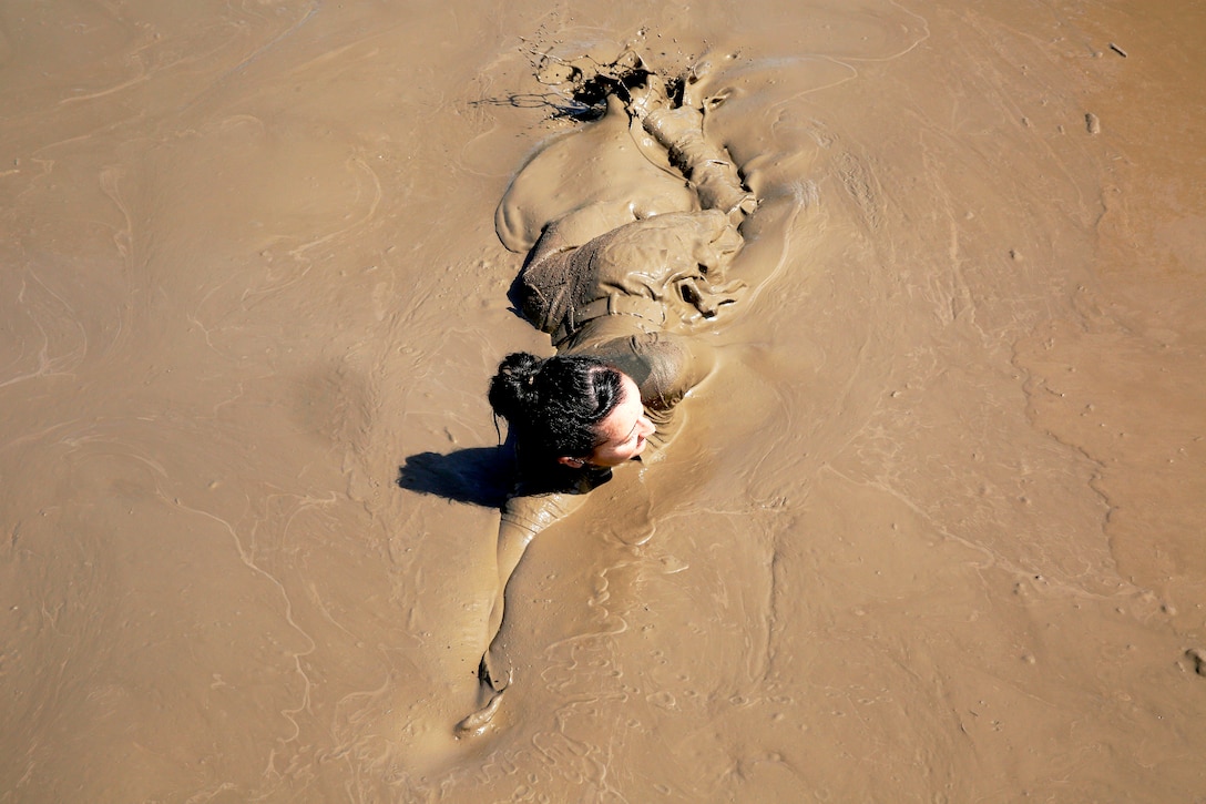 Marines and sailors competed in the Commanding General's Cup Mud Run at Lake O'Neill June 6. The run is a 10K with militaristic obstacles including a rope net, wall climb and low crawling through a mud pit. 

The Commanding General's Cup is a series of athletic events for units on base to compete in. 1st Combat Engineer Battalion were the winners of the run.
