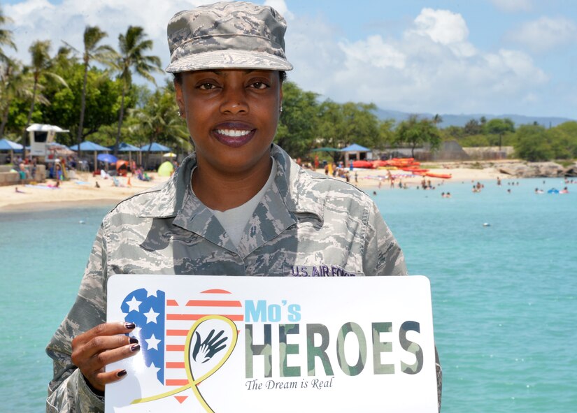 Tech. Sgt. ShaDonna McPhaul, 324th Intelligence Squadron NCO in charge of knowledge operations, is the founder of Mo's Heroes, Inc., a non-profit, employment-focused organization providing services to help homeless veterans with job placement, training, job development, career counseling and resume preparation. (U.S. Air Force photo/Staff Sgt. Alexander Martinez)