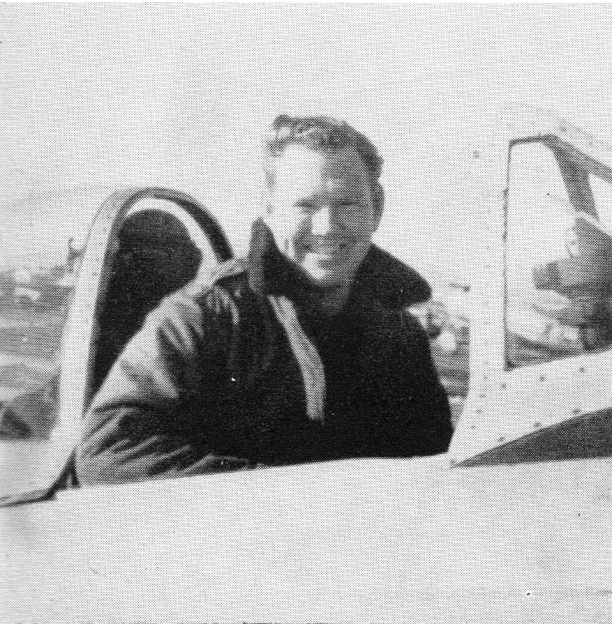 405th Fighter Squadron Commander and leader on both D-Day missions was Major Harvey L. Case, Jr.  He led the squadron from July, 1943, to September, 1944.  (Courtesy “The 371st Fighter Group in the E.T.O.” via 406FS P-47 Pilot Francis E. Madore)