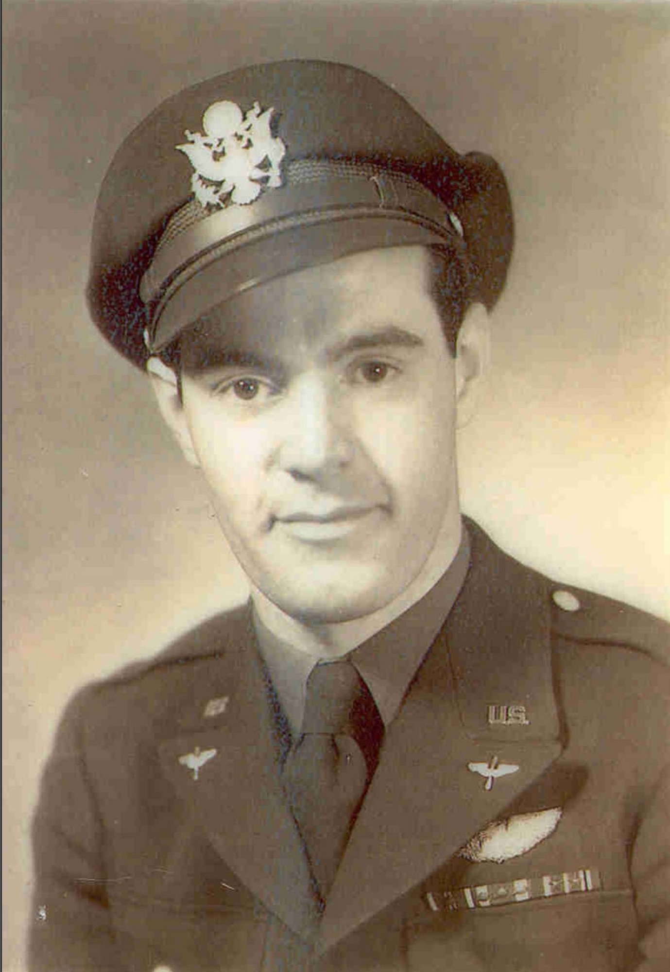 U.S. Army Air Force 1st Lt. Stanley P. Richardson, Jr. was a postwar member of the 123rd Fighter Squadron in the 1950s.  In World War II he was a P-38 Lightning fighter pilot in the 338th Fighter Squadron of the 55th Fighter Group and flew three combat missions on D-Day.  This picture was taken circa 1944.  (Courtesy Oregon Military Department Blog)