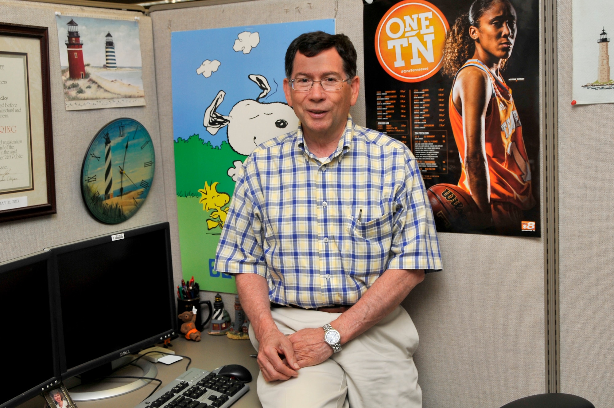 Phillip Medley has had several different career opportunities during his 45 years at Arnold Engineering Development Complex (AEDC). He is currently working as the Test Measurement and Diagnostic Equipment technical lead. (Photo by Jacqueline Cowan)