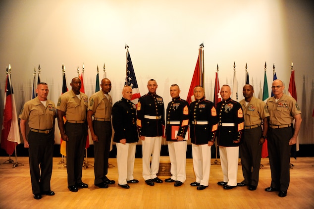 Command and Staff graduates first sergeants major > Marine Corps Base ...