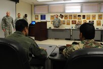 The 37th Training Support Squadron International Military Student office program accepts foreign military members, with adequate English comprehension levels, to share the same classroom as U.S. Air Force Airmen. Because of this integrated classroom setting, natural sponsorship takes place between the students. The IMS office mission plays an important role in the Department of Defense security cooperation and assistance mission. (U.S. Air Force photo by Airman Justine K. Rho/ released)	