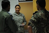 Tech. Sgt. Jeannette D. Trenkle, 37th Training Support Squadron International Military Student Officer, helps coordinate training for more than 400 students annually from up to 130 countries. The IMS office program at Joint Base San Antonio integrates foreign military students into U.S. Air Force technical training courses. The international students are exposed to American culture and build friendships with fellow students and Airmen. (U.S. Air Force photo by Airman Justine K. Rho/ released)