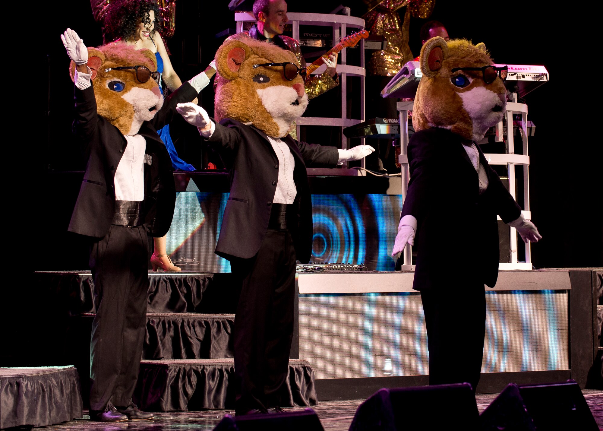 The Kia Hamsters were one of several appearances made at this year's Tops in Blue concert June 8. (U.S. Air Force photo by Ethan Wagner)