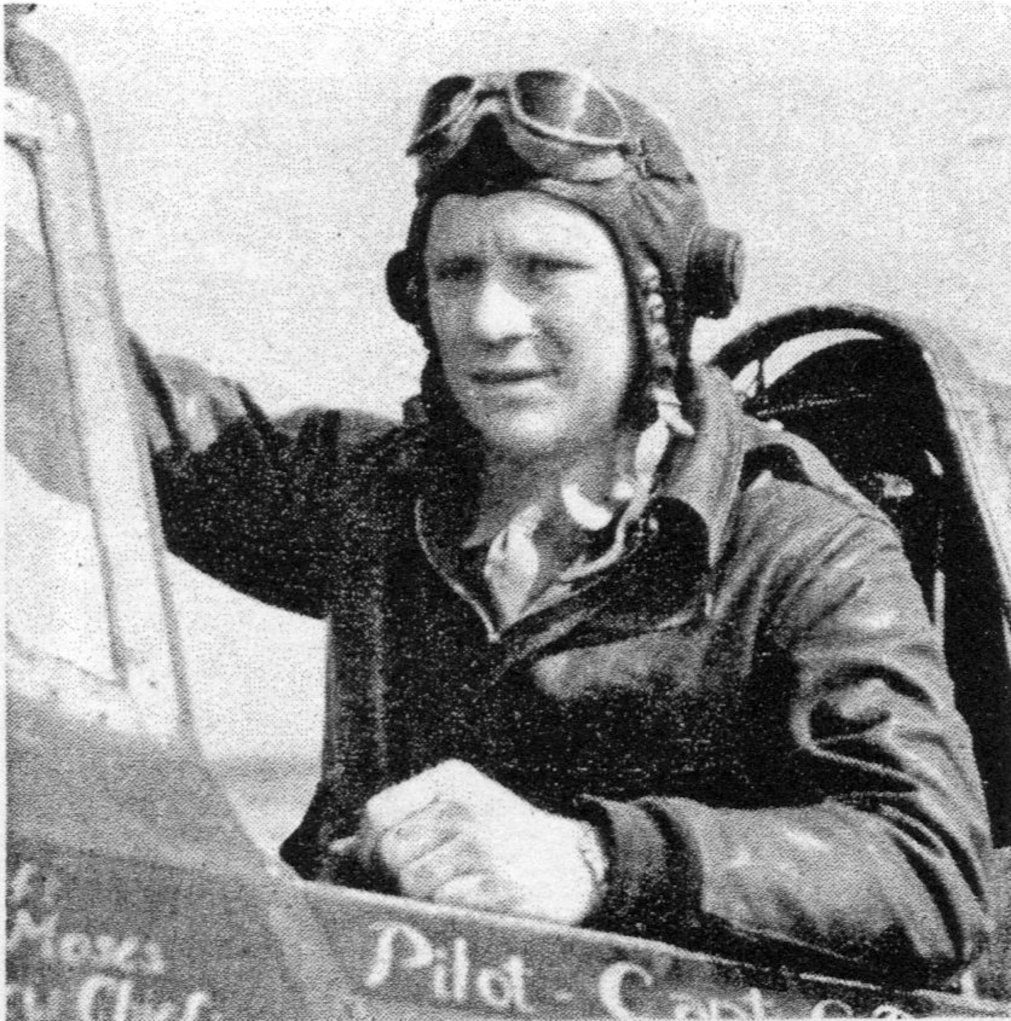 Capt. George D. Pieck of the 404FS claimed a Luftwaffe Me-109 in the 371FG’s first day of air combat in Europe.  He went Missing in Action on  August 10, 1944, over France. He is remembered on the Tablets of the Missing at the Brittany American Cemetery, St. James, France. (Courtesy “The Story of the 371st Fighter Group in the E.T.O.”)