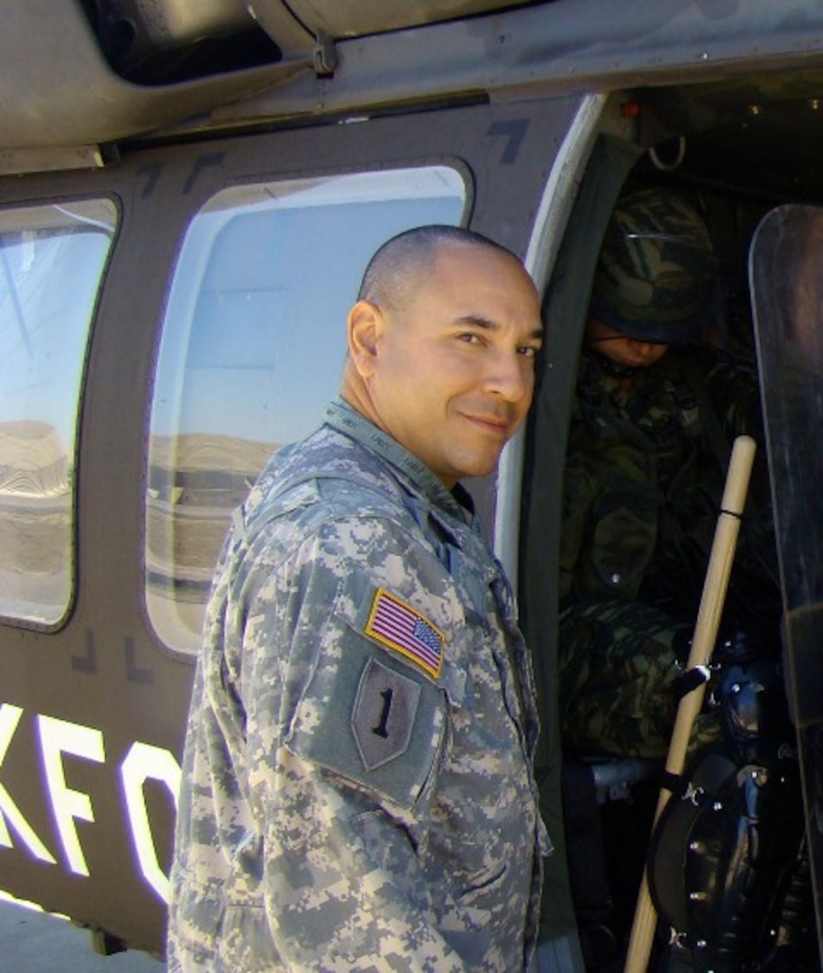 Army Sgt. Daniel J. DelaPeña, a UH-60 Black Hawk crew chief with Company B, 1st Battalion 106th Aviation Regiment at Chicago's Midway Airport, suffered a stroke in June of 2010 and now serves as a stroke awareness advocate.