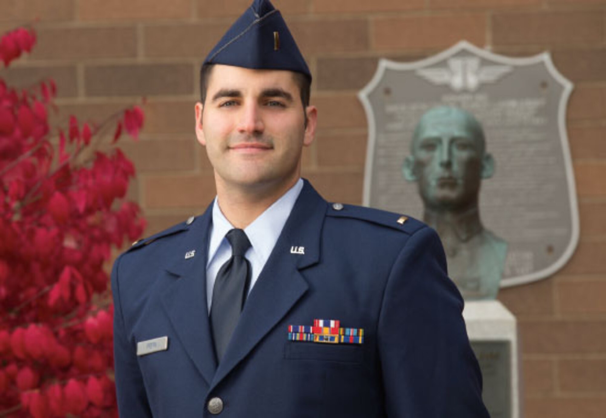 Andrew Pepin talks about his future, he describes a career path that’s red hot with embers he’s stoked thoughtfully, methodically and academically, every step of the way. Pepin is a civilian firefighter with the Air National Guard’s 179th Airlift Wing located in Mansfield, Ohio. (Photo by Keith Berr/PHOENIX PATRIOT Winter 2014)