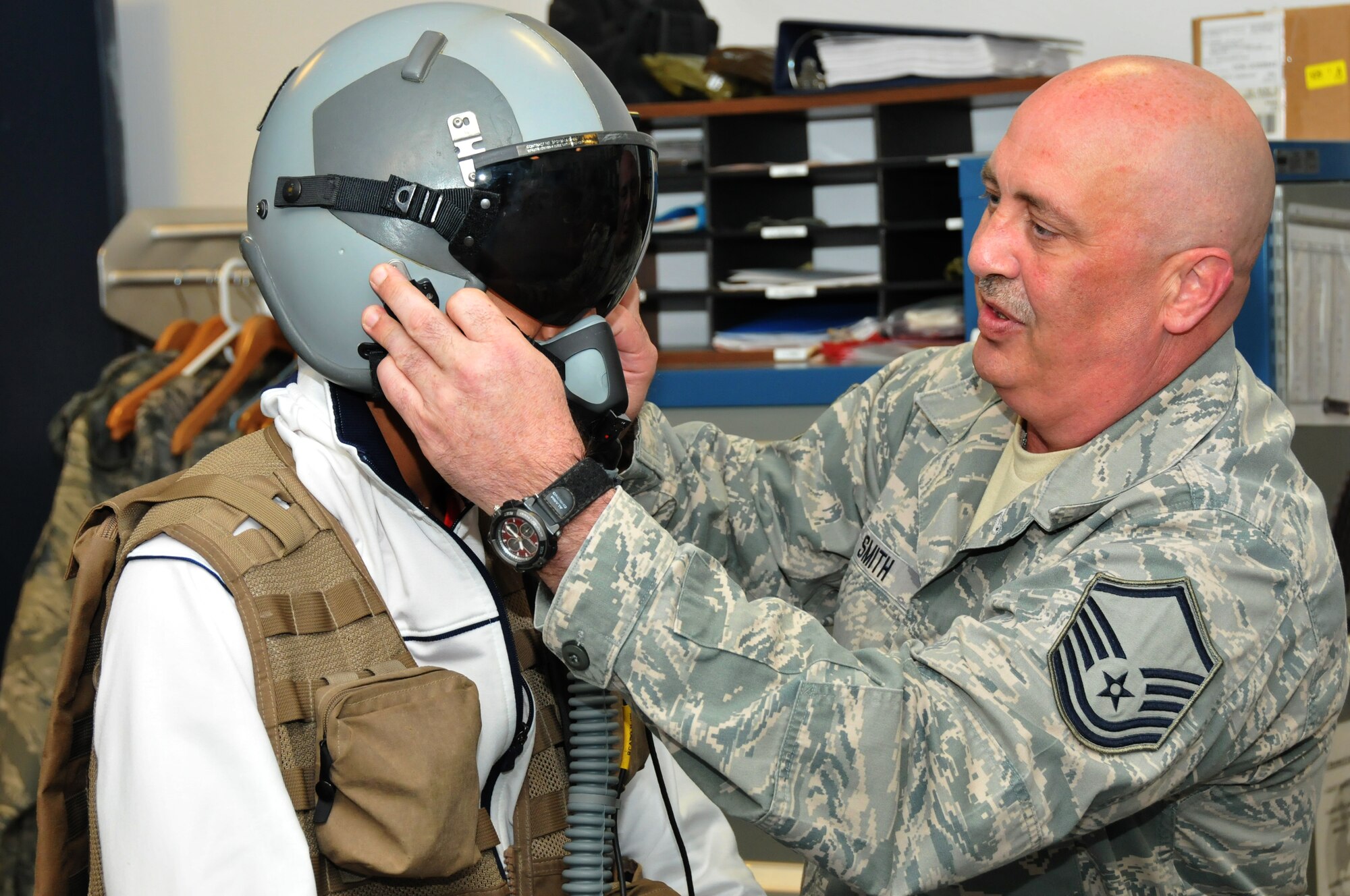 The 179th Airlift Wing particpated in the national Take Our Daughters and Sons to Work Foundation, Mansfield, OH, July 6, 2013. The event gave members children the chance to join their parent for a day of work at an Air National Guard Installation, with activity stations for each child to learn about the different jobs around the unit. (U.S. Air National Guard photo by Technical Sergeant Joe Harwood/Released)