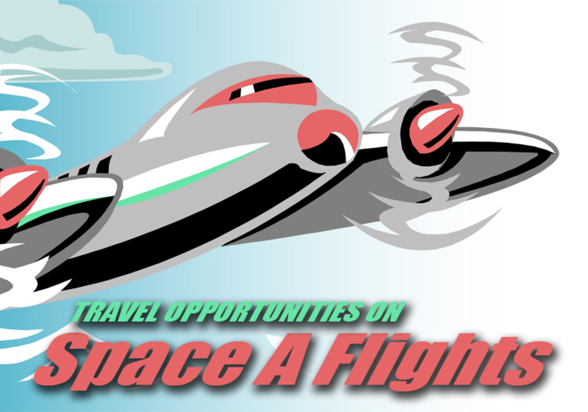 Space Available Flights allow eligible service members and their dependents the option to fly on Department of Defense owned or controlled aircraft to domestic and international destinations. For information on eligibility, terminal locations, required documents, and to start planning your trip, visit the Air Mobility Command (AMC) website at http://www.amc.af.mil/amctravel. (U.S. Air Force illustration/James Branch)