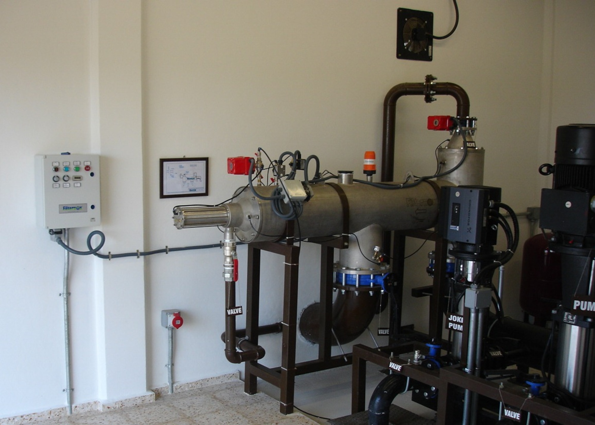 A grey water irrigation system at the Hodja Lakes Golf Course was installed July 11, 2013 at Incirlik Air Base, Turkey. This system along with 19 other projects invested by the 39th Air Base Wing, such as replacing and upgrading inefficient lights and heating, ventilation, and air conditioning units with energy-efficient types is estimated to save $350,000 annually. During an 11-month period Incirlik AB had an overall energy cost savings of $1,081,606. (Courtesy photo)
