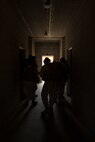 Marines with Alpha Company, 8th Engineer Support Battalion, 2nd Marine Logistics Group clear rooms of a training facility during a Military Operations in Urban Terrain exercise aboard Camp Lejeune, N.C., June 5, 2014. MOUT training was introduced as a result of higher casualties sustained in urban environments among troops untrained in urban combat. 