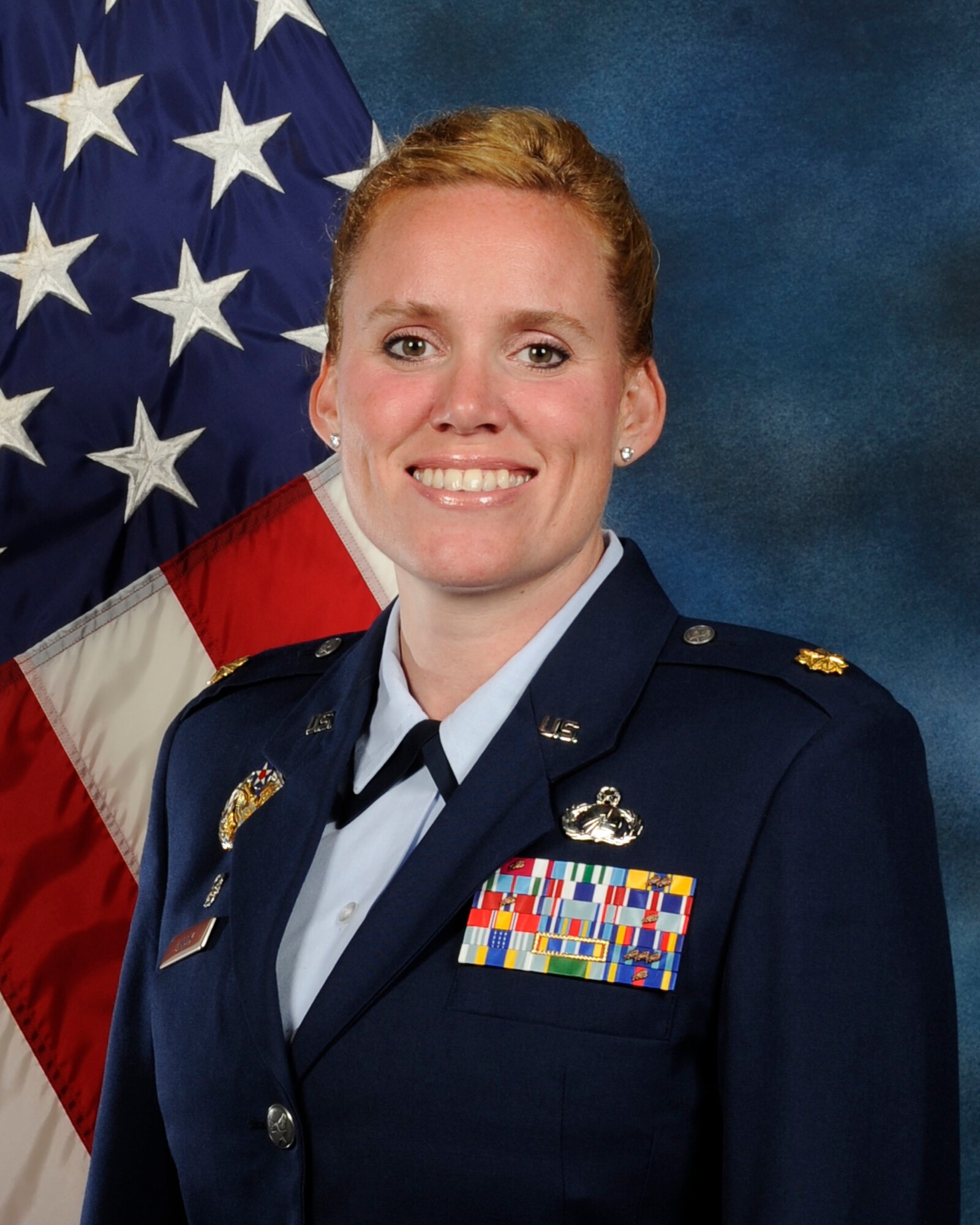 Maj. Michelle Libbey, 31st Fighter Wing Staff Agencies and Comptroller Commander, Aviano Air Base, Italy.  (U.S Air Force photo/Staff Sgt. Jessica Hines)
