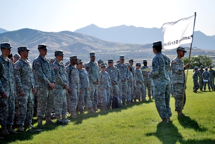 Military intelligence Soldiers from across the U.S. and Canada organize into different units to form a notional combined joint task force at Panther Strike 2014. The exercise is designed to leverage the Soldiers' various MI specialties in the human, counter, signals, imagery, geo-spatial and all-source intelligence fields in order to capture or eliminate cells of Taliban and al-Qaeda insurgents in a simulated valley of Afghanistan's Kunar province laid out on Camp Williams outside Salt Lake City.