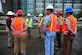 Col. Bill Knight, 11th Wing/Joint Base Andrews commander, speaks to 11th Civil Engineer Squadron Airmen about the vision of the Heritage Park project near the main entrance at Joint Base Andrews, Md., June 5, 2014. The groundwork for the park is slated to be completed by the end of June. (U. S. Air Force photo/Airman 1st Class Joshua R. M. Dewberry) 