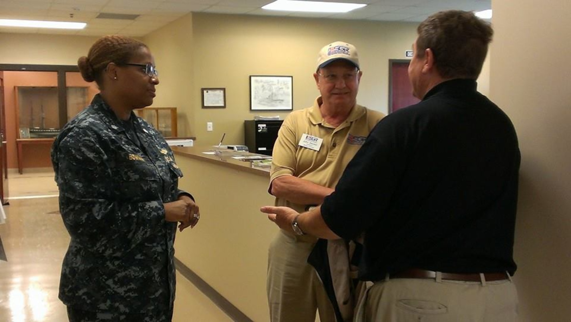 Employers from across the state of Michigan spent the day at Selfridge today, visiting the Coast Guard, Army, Marine Corps and Navy units at the base, as well as the Robotics Logistics Support Center. The group will spend time with 127th Wing units Friday. Their visit is sponsored by the Michigan Employer Support of the Guard and Reserve Office. ESGR, a Department of Defense office, was established in 1972 to promote cooperation and understanding between Reserve Component Service members and their civilian employers and to assist in the resolution of conflicts arising from an employee's military commitment. (US Air National Guard photo by Angela Pope)