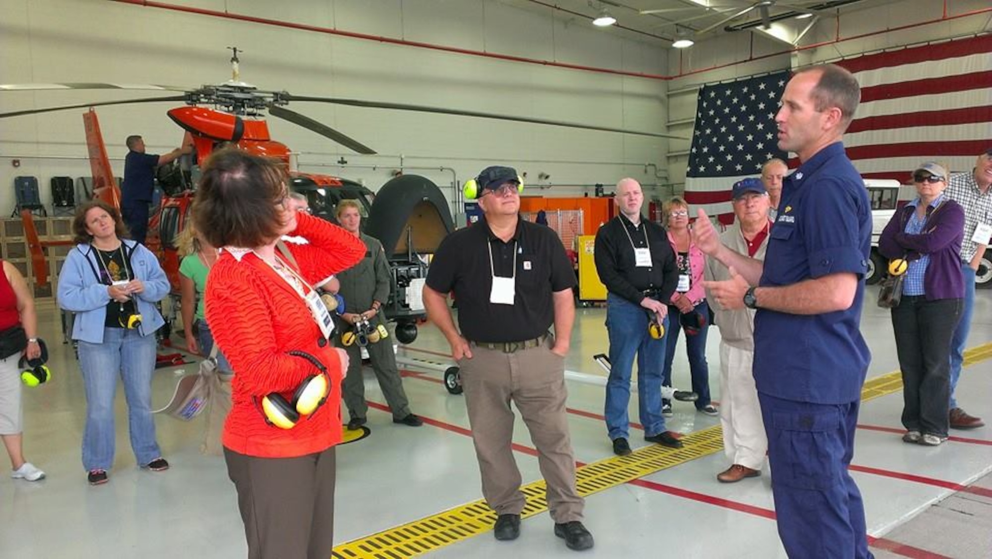 Employers from across the state of Michigan spent the day at Selfridge today, visiting the Coast Guard, Army, Marine Corps and Navy units at the base, as well as the Robotics Logistics Support Center. The group will spend time with 127th Wing units Friday. Their visit is sponsored by the Michigan Employer Support of the Guard and Reserve Office. ESGR, a Department of Defense office, was established in 1972 to promote cooperation and understanding between Reserve Component Service members and their civilian employers and to assist in the resolution of conflicts arising from an employee's military commitment. (US Air National Guard photo by Angela Pope)