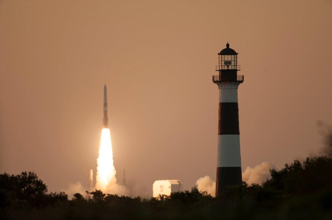 The U.S. Air Force successfully launched a United Launch Alliance Delta IV rocket carrying the Air Force's sixth Block IIF-6 navigation satellite for the Global Positioning System at 8:03 p.m. EDT May 16, 2014, from Space Launch Complex 37 at Cape Canaveral Air Force Station, Fla. GPS IIF-6 is the sixth in a series of next-generation GPS satellites and will join a worldwide timing and navigation system utilizing 24 satellites positioned in orbit approximately 11,000 miles above the Earth's surface. (U.S. Air Force photo)