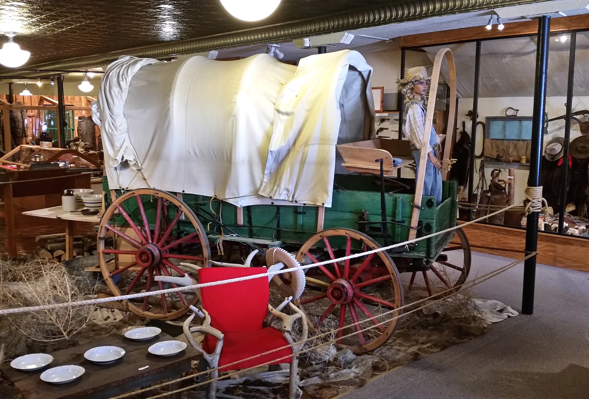The Frontier Montana museum in Deer Lodge, Mont., showcases a large collection of cowboy and pioneer-related items, and portrays life in Montana from its pre-territorial days through early statehood. (U.S. Air Force photo / John Turner) 