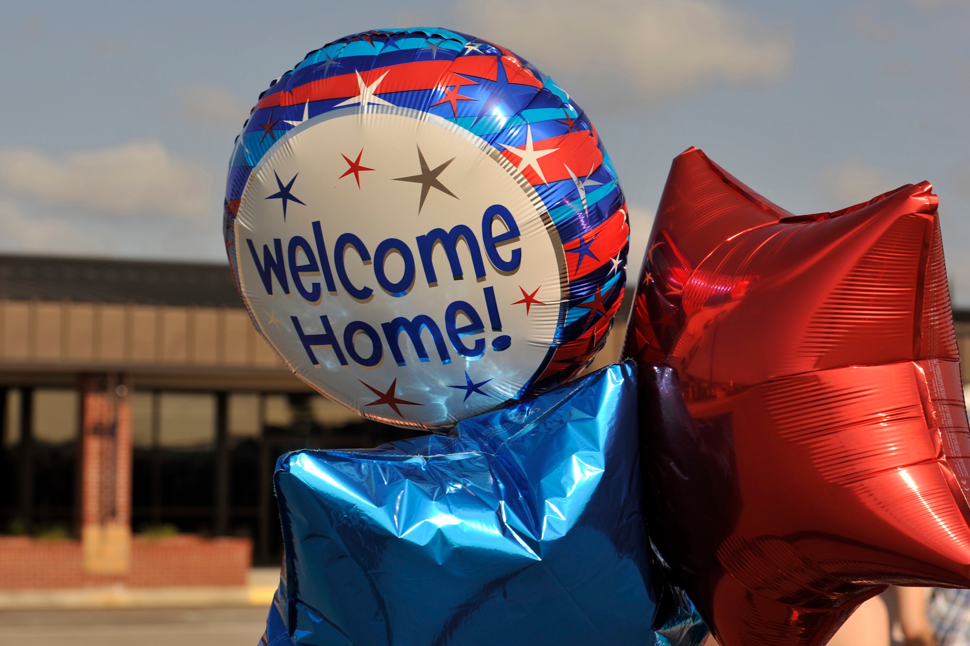 Families, friends and co-workers welcome home the 14th Airlift Squadron from Southeast Asia, June 16, 2014, at Joint Base Charleston, S.C. Deployed to the 816th Expeditionary Airlift Squadron, the crews flew and supported 1,285 sorties, logged more than 3,000 combat flying hours and air-lifted more than 40 million pounds of cargo. (U.S. Air Force photo/Staff Sgt. Renae Pittman)