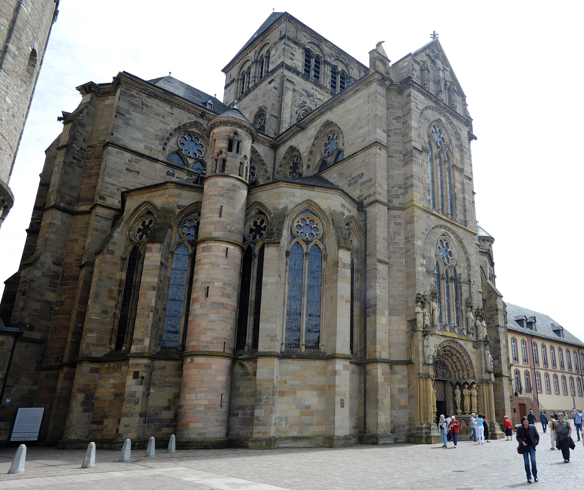 The Basilica of Our Lady Cathedral stands in the heart of Trier, Germany, only an hour’s drive from Ramstein Air Base, Germany. For 1,700 years, the church has allured tourists from across the globe. (U.S. Air Force photo/Staff Sgt. R.J. Biermann)