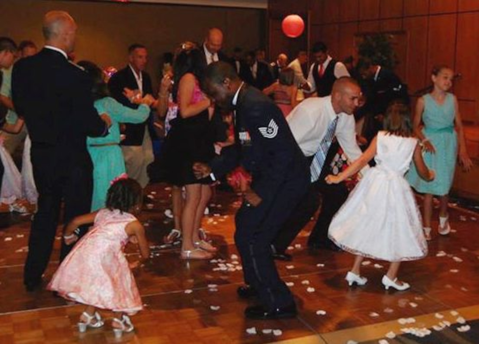 Family events, like Daddy Daughter Dances, are often held at Air Force clubs around the globe. (U.S. Air Force courtesy photo)