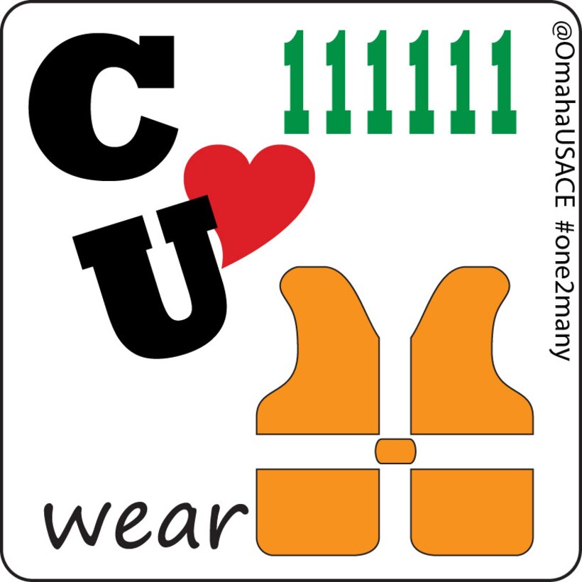 #WaterSafety Puzzle for August 18, 2014 Each week, we offer a new rebus puzzle that communicates a USACE water or recreational safety message. The campaign will share a new picture each Monday with the #one2many and hashtags. Followers can guess the message, which will be shared every Thursday. Occasionally - during holidays such as Memorial Day, Independence Day and Labor Day additional rebus puzzles will be shared.