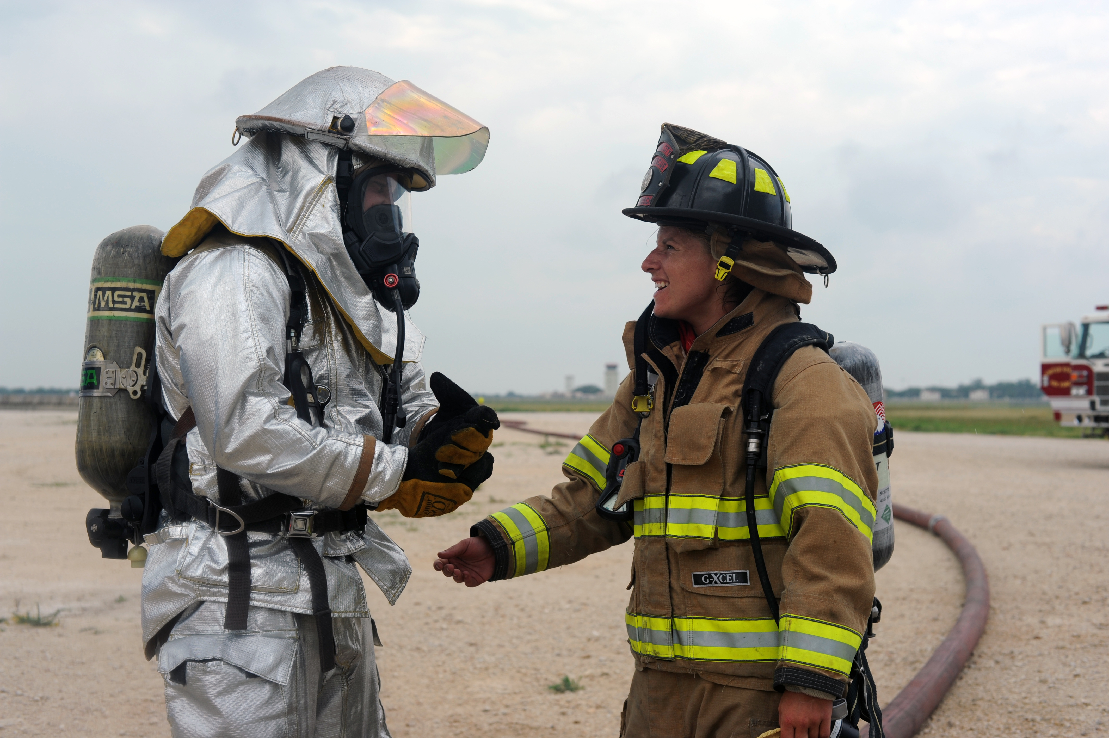 What is an Air Force firefighter?