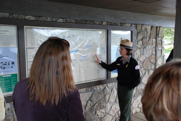 Willamette Valley Project Park Ranger Christie Johnson provides an overview of Corps recreation facilities in the South Santiam Basin. Linn County Parks and Recreation manages six recreation areas on Corps land in the South Santiam Basin, including two campgrounds and several heavily-used boat ramps.