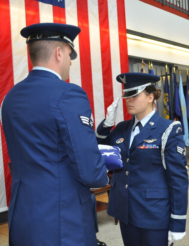 TRAVIS AIR FORCE BASE, Calif. -- Col. Melvin J. "Sonny" Giddings closed out a nearly 40-year career in service to his country June 8, 2014, at Travis Air Force Base, Calif. (U. S. Air Force photo / Ellen Hatfield) 