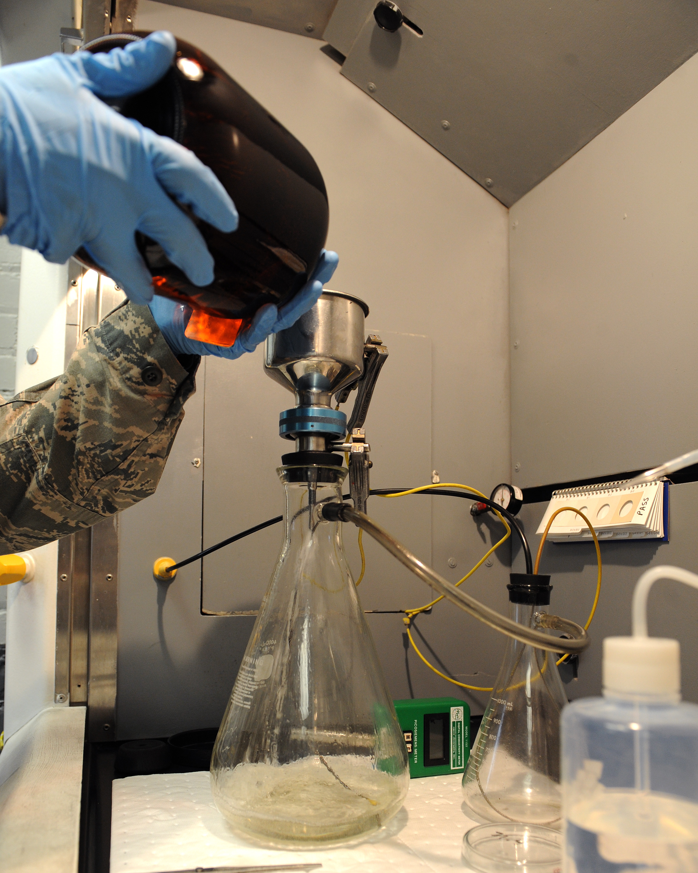 Fuels lab ensures clean, reliable fuel > Barksdale Air Force Base > News