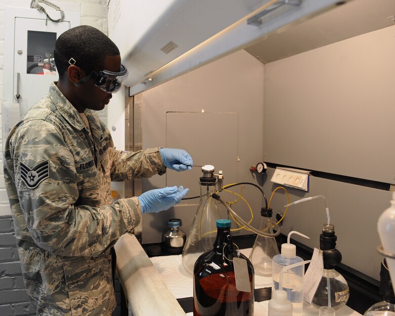 Fuels lab ensures clean, reliable fuel > Barksdale Air Force Base > News