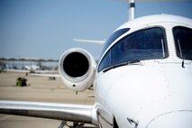 Capt. Richard Loesch III, 86th Flying Training Squadron instructor pilot, prepares the T-1A Jayhawk for take-off at the flight line on Laughlin Air Force Base, Texas, June 10, 2014. The T-1A is used at Columbus AFB, Miss., Vance AFB, Okla., Joint Base San Antonio-Randolph, Texas, to train instructor pilots and at Naval Air Station Pensacola, Fla., for combat systems officer training.  (U.S. Air Force photo/Staff Sgt. Steven R. Doty)(Released)